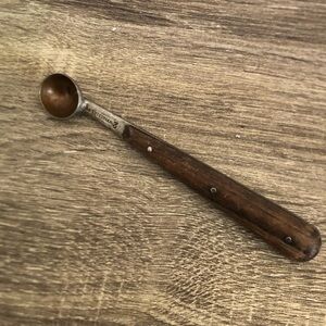 Vtg Wood and Metal Melon Baller Made in France